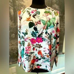 Tropical Banana Republic Blouse